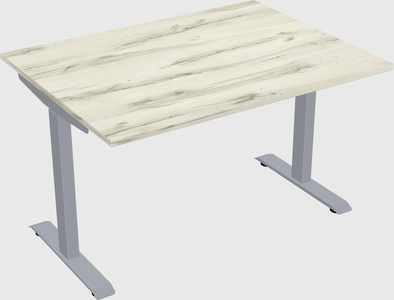 Single motor electric desk