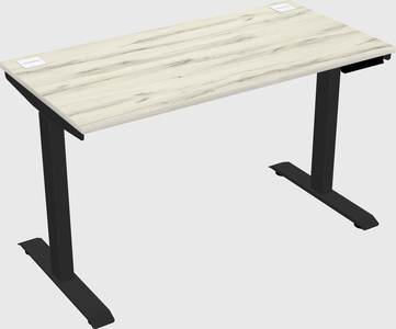 Single motor electric desk