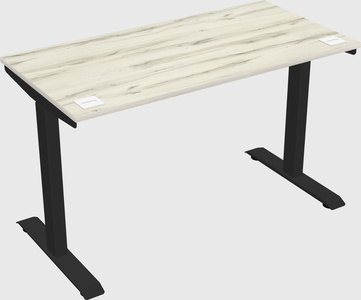 Single motor electric desk