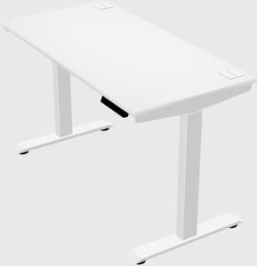 Single motor electric desk