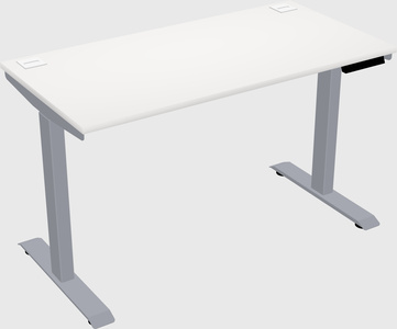 Single motor electric desk