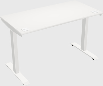 Single motor electric desk