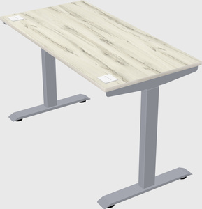 Single motor electric desk