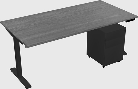 Single motor electric desk