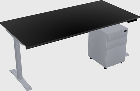 Single motor electric desk