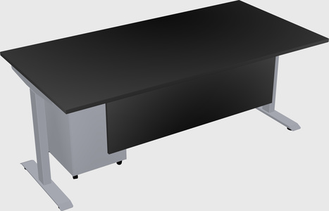Single motor electric desk
