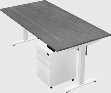 Single motor electric desk