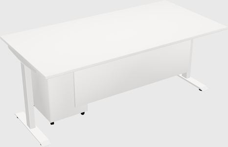 Single motor electric desk