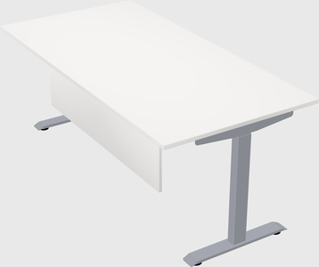 Single motor electric desk