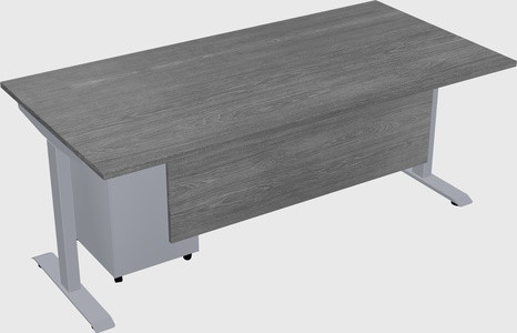 Single motor electric desk
