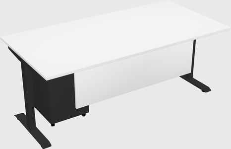 Single motor electric desk