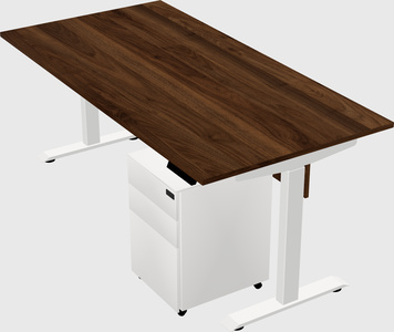 Single motor electric desk