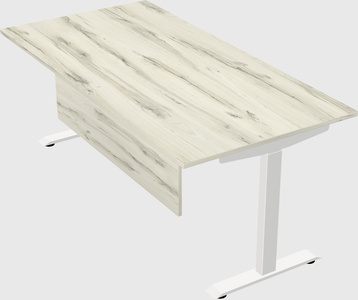 Single motor electric desk