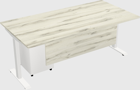 Single motor electric desk