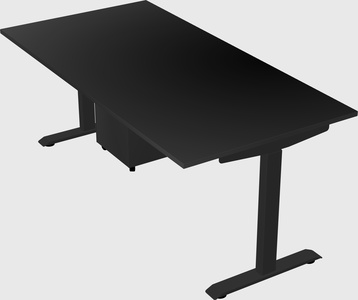 Single motor electric desk