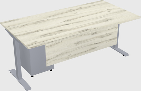 Single motor electric desk