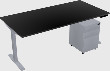 Single motor electric desk