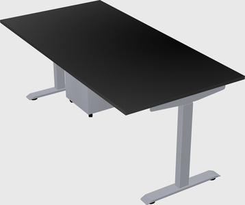 Single motor electric desk