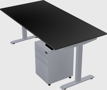 Single motor electric desk