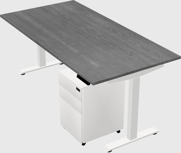 Single motor electric desk