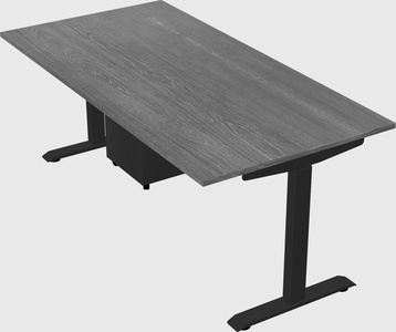 Single motor electric desk