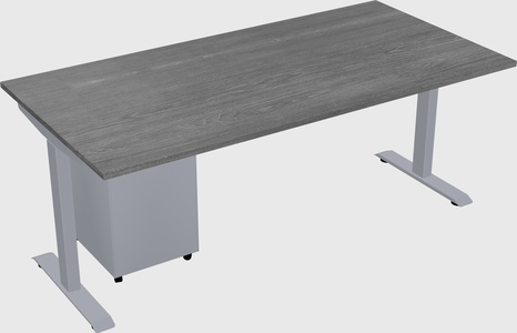 Single motor electric desk