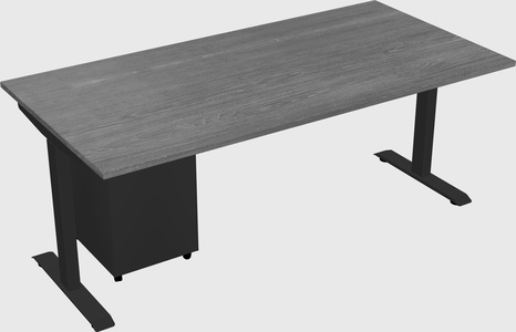 Single motor electric desk