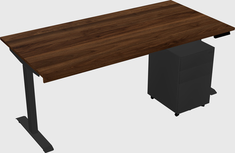 Single motor electric desk