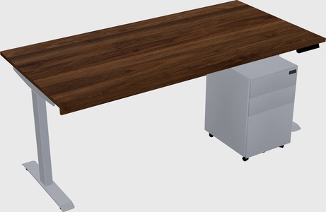 Single motor electric desk