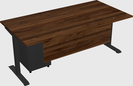 Single motor electric desk