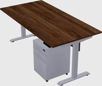 Single motor electric desk