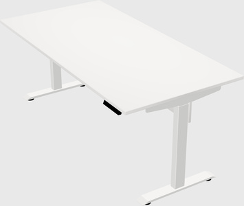 Single motor electric desk