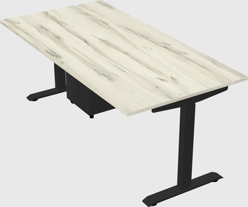Single motor electric desk