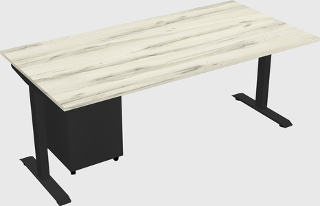 Single motor electric desk