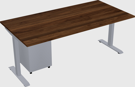Single motor electric desk