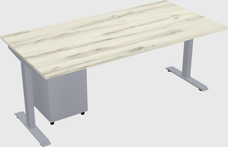 Single motor electric desk