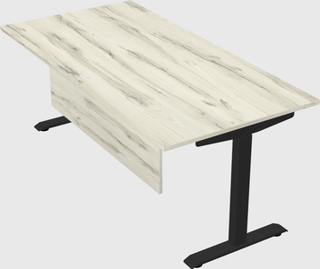 Single motor electric desk