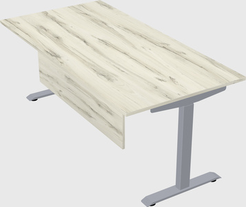 Single motor electric desk