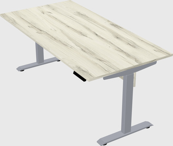 Single motor electric desk