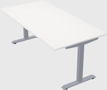 Single motor electric desk