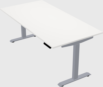 Single motor electric desk