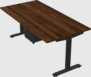 Single motor electric desk