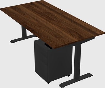 Single motor electric desk