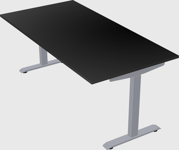 Single motor electric desk