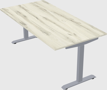 Single motor electric desk