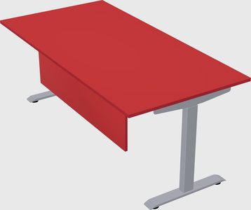 Single motor electric desk