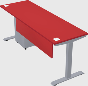 Single motor electric desk