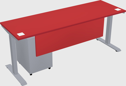 Single motor electric desk