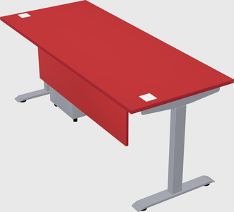 Single motor electric desk