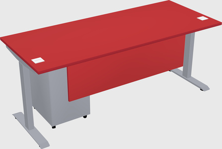 Single motor electric desk